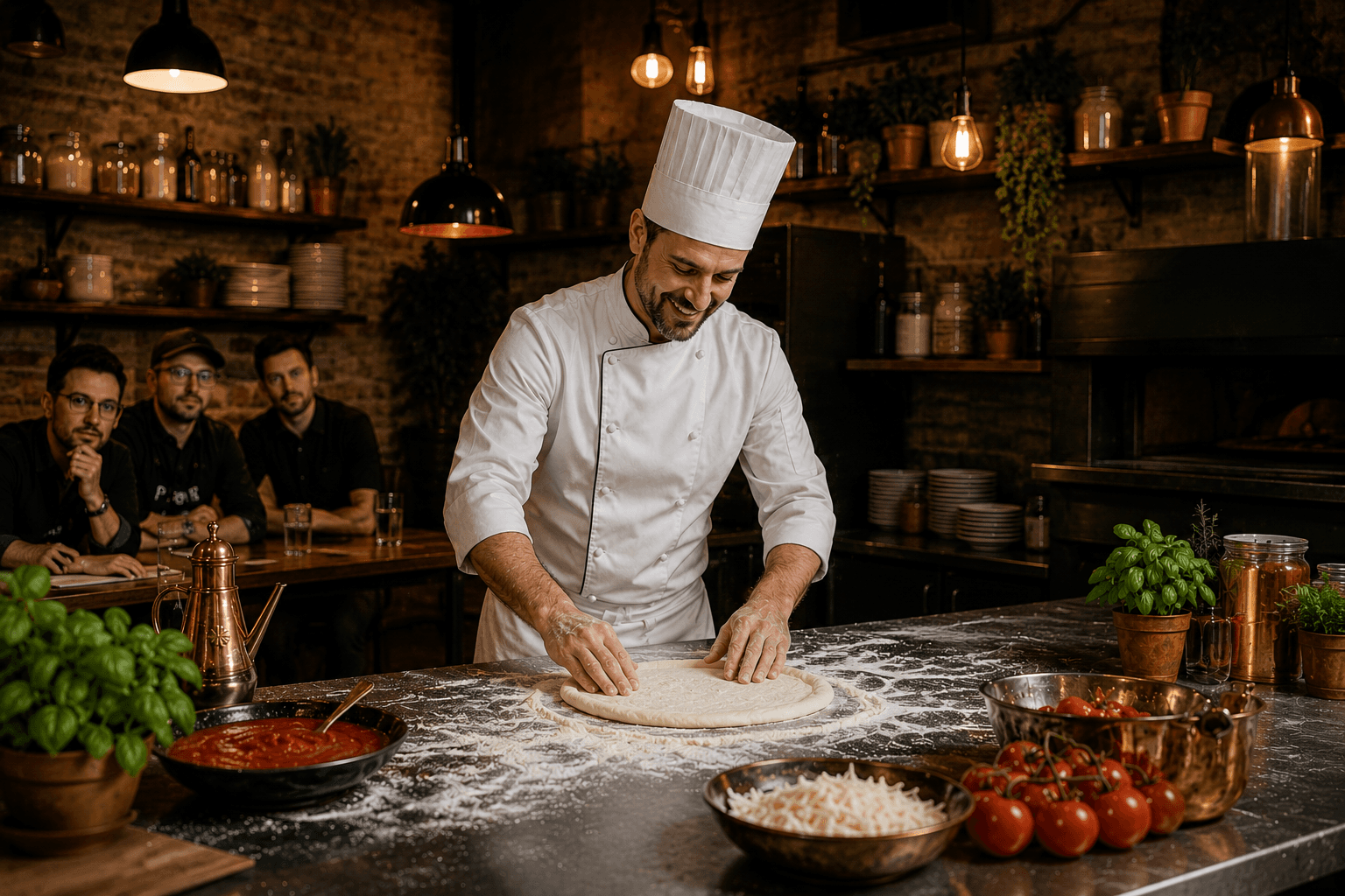 Formation pizzaiolo professionnelle — apprendre les techniques de pétrissage, fermentation et cuisson