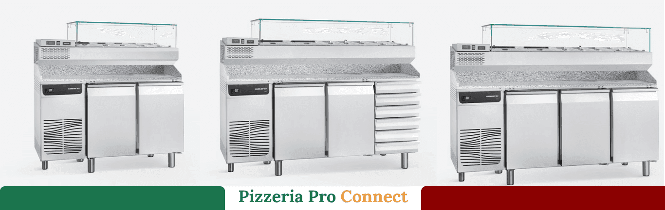 Professional pizza table