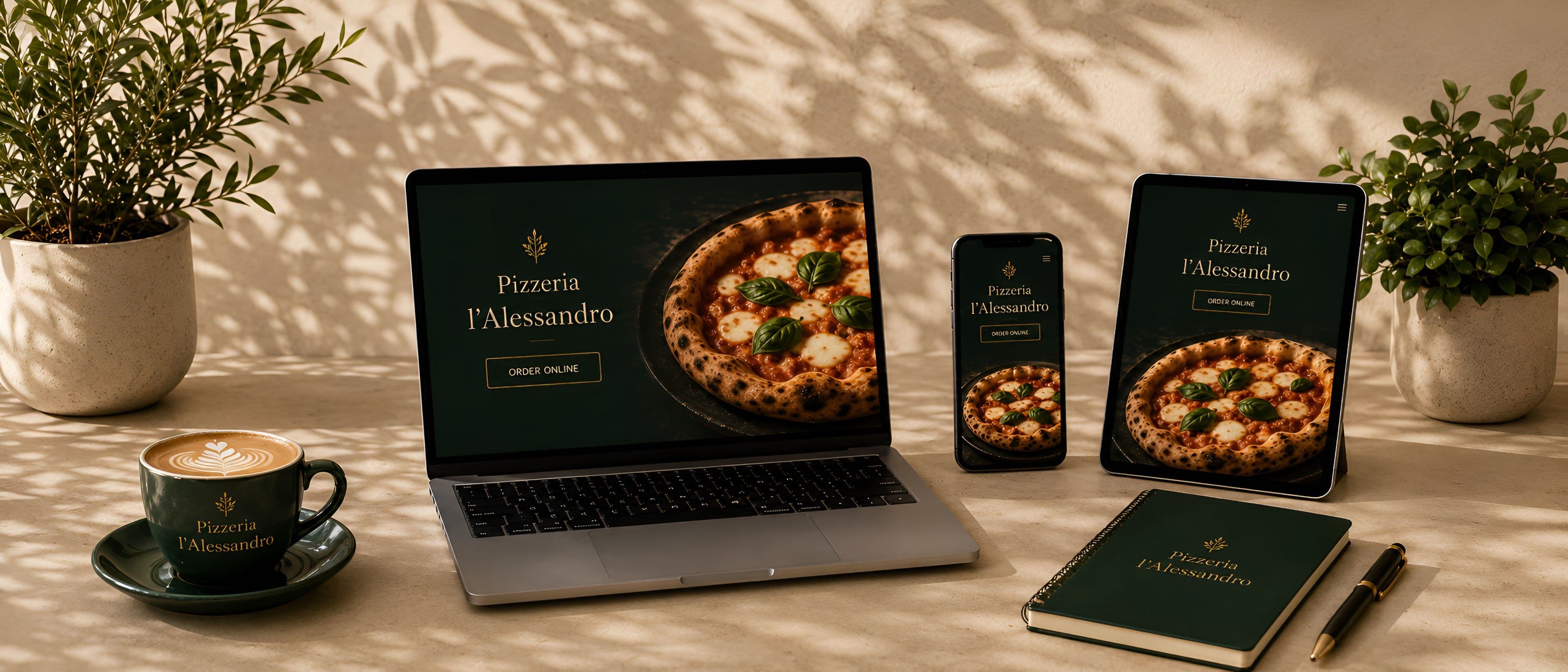 Websites for pizzerias