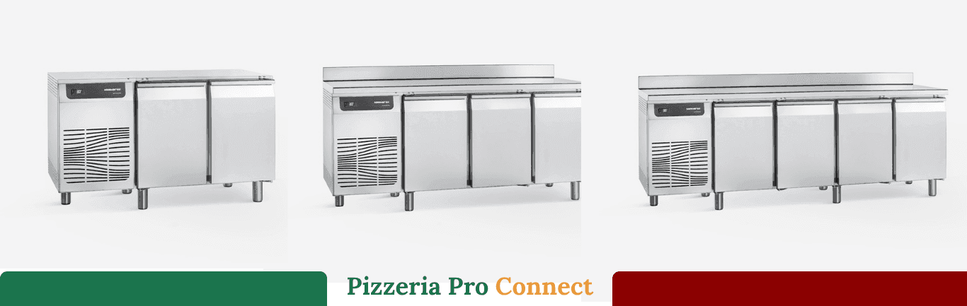 Refrigerated table for pizzerias